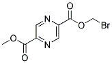 PYRAZINE-2,5-DICARBOXYLIC ACID 2-BROMOMETHYL ESTER 5-METHYL ESTER Struktur