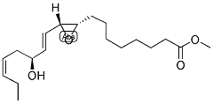 METHYL 9(S),10(R)-EPOXY-13(S)-HYDROXY-11(E),15(Z)-OCTADECENOATE Struktur