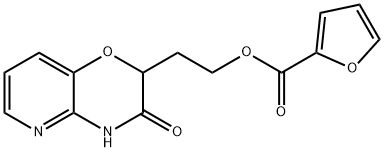 2-(3-OXO-3,4-DIHYDRO-2H-PYRIDO[3,2-B][1,4]OXAZIN-2-YL)ETHYL 2-FUROATE Struktur