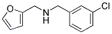 1-(3-CHLOROPHENYL)-N-(2-FURYLMETHYL)METHANAMINE Struktur