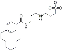 4-OctylbenzoylaMido-propyl-diMethylaMMoniosulfobetaine Struktur