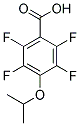 2,3,5,6-TETRAFLUORO-4-ISOPROPOXYBENZOIC ACID Struktur