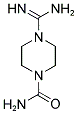 4-CARBAMIMIDOYL-PIPERAZINE-1-CARBOXYLIC ACID AMIDE Struktur