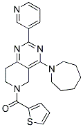 (4-AZEPAN-1-YL-2-PYRIDIN-3-YL-7,8-DIHYDRO-5H-PYRIDO[4,3-D]PYRIMIDIN-6-YL)-THIOPHEN-2-YL-METHANONE Struktur