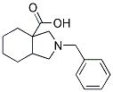 2-BENZYL-OCTAHYDRO-ISOINDOLE-3A-CARBOXYLIC ACID Struktur