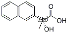 (R)-2-HYDROXY-2-METHYL(2-NAPHTHALENE)ACETIC ACID Struktur