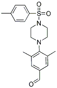 3,5-DIMETHYL-4-(4-[(4-METHYLPHENYL)SULFONYL]PIPERAZIN-1-YL)BENZALDEHYDE Struktur