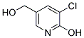 3-CHLORO-2-HYDROXY-5-(HYDROXYMETHYL)PYRIDINE Struktur