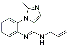 N-ALLYL-1-METHYLIMIDAZO[1,5-A]QUINOXALIN-4-AMINE Struktur