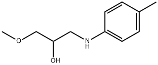 1-METHOXY-3-P-TOLYLAMINO-PROPAN-2-OL Struktur