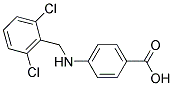 4-((2,6-DICHLOROBENZYL)AMINO)BENZOIC ACID Struktur