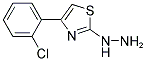 [4-(2-CHLORO-PHENYL)-THIAZOL-2-YL]-HYDRAZINE Struktur