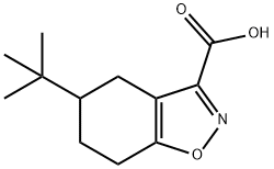 5-TERT-BUTYL-4,5,6,7-TETRAHYDRO-BENZO[D]ISOXAZOLE-3-CARBOXYLIC ACID Struktur