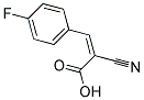 2-CYANO-3-(4-FLUORO-PHENYL)-ACRYLIC ACID Struktur