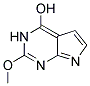 6-HYDROXY-2-METHOXY-7-DEAZAPURINE Struktur