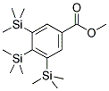 3,4,5-TRIMETHYLSILYLBENZOIC ACID METHYL ESTER Struktur