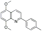 5,8-DIMETHOXY-2-(4-METHYLPHENYL)QUINOLINE Struktur