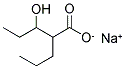 3-HYDROXYVALPROIC ACID SODIUM SALT Struktur