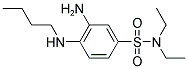 3-AMINO-4-(BUTYLAMINO)-N,N-DIETHYLBENZENESULFONAMIDE Struktur