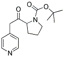 1-BOC-2-(2-PYRIDIN-4-YL-ACETYL)-PYRROLIDINE Struktur