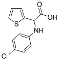 (4-CHLORO-PHENYLAMINO)-THIOPHEN-2-YL-ACETIC ACID Struktur