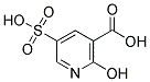 2-HYDROXY-5-SULFONICOTINIC ACID Struktur