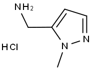 C-(2-METHYL-2 H-PYRAZOL-3-YL)-METHYLAMINE HYDROCHLORIDE Struktur