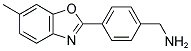 1-(4-(6-METHYL-1,3-BENZOXAZOL-2-YL)PHENYL)METHANAMINE Struktur