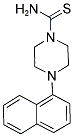 4-(1-NAPHTHYL)PIPERAZINE-1-CARBOTHIOAMIDE Struktur