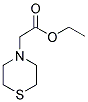 4-THIOMORPHOLINE ACETIC ACID, ETHYL ESTER Struktur