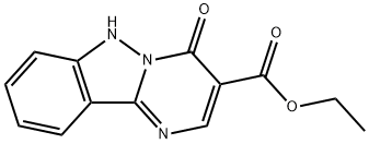 ETHYL 4-OXO-4,6-DIHYDROPYRIMIDO[1,2-B]INDAZOLE-3-CARBOXYLATE Struktur