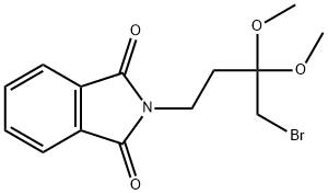 2-(4-BROMO-3,3-DIMETHOXYBUTYL)-1H-ISOINDOLE-1,3(2H)-DIONE Struktur