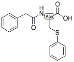 5-PHENYL-N-PHENYLACETYL CYSTEINE ACID Struktur