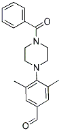 4-(4-BENZOYLPIPERAZIN-1-YL)-3,5-DIMETHYLBENZALDEHYDE Struktur