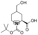 (S)-4-HYDROXYMETHYL-PIPERIDINE-1,2-DICARBOXYLIC ACID 1-TERT-BUTYL ESTER Struktur