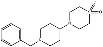 4-(1-BENZYL-4-PIPERIDINYL)-1LAMBDA6,4-THIAZINANE-1,1-DIONE Struktur