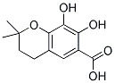 7,8-DIHYDROXY-2,2-DIMETHYLCHROMANE-6-CARBOXYLIC ACID Struktur