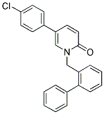 1-(1,1'-BIPHENYL-2-YLMETHYL)-5-(4-CHLOROPHENYL)PYRIDIN-2(1H)-ONE Struktur