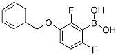 3-BENZYLOXY-2,6-DIFLUOROPHENYLBORONIC ACID Struktur