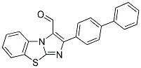 2-BIPHENYL-4-YL-BENZO[D]IMIDAZO[2,1-B]THIAZOLE-3-CARBALDEHYDE Struktur