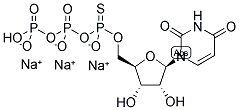 URIDINE-5'-(ALPHA-THIO)-TRIPHOSPHATE, SODIUM SALT Struktur