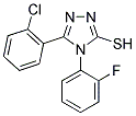 5-(2-CHLORO-PHENYL)-4-(2-FLUORO-PHENYL)-4H-[1,2,4]TRIAZOLE-3-THIOL Struktur