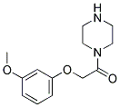 2-(3-METHOXY-PHENOXY)-1-PIPERAZIN-1-YL-ETHANONE Struktur