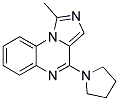 1-METHYL-4-PYRROLIDIN-1-YLIMIDAZO[1,5-A]QUINOXALINE Struktur