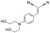 4-(2,2-DICYANOVINYL)-N-BIS(HYDROXYETHYL)ANILINE Struktur