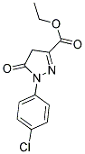 1-(4-CHLORO-PHENYL)-5-OXO-4,5-DIHYDRO-1H-PYRAZOLE-3-CARBOXYLIC ACID ETHYL ESTER Struktur