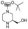 (S)-3-HYDROXYMETHYL-PIPERAZINE-1-CARBOXYLIC ACID TERT-BUTYL ESTER Struktur