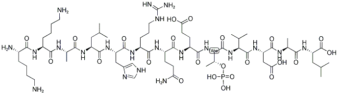 AUTOCAMTIDE-3 [KKALHRQE-PT-VDAL], PHOSPHORYLATED Struktur