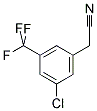 3-CHLORO-5-(TRIFLUOROMETHYL)PHENYLACETONITRILE Struktur