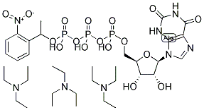 NPE-CAGED-XTP TRIETHYLAMMONIUM SALT Struktur